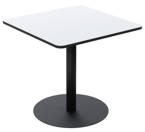 Paperflow Table de bistrot Mezzo avec plateau, largeur x profondeur 800 x 800 mm, panneau blanc  L