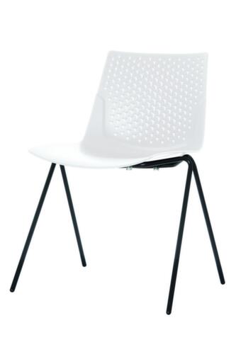 Paperflow Chaise de conférence empilable Triangle, blanc  L