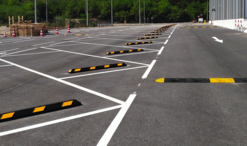 Moravia Délimitation de parkings Park-AID®, largeur 1800 mm, noir/blanc  L