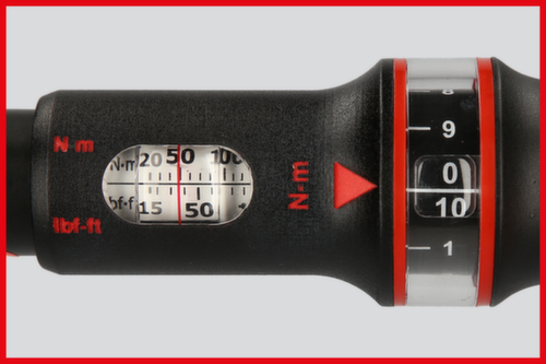 KS Tools Clé dynamométrique à insert de précision ERGOTORQUE® 14x18mm  L