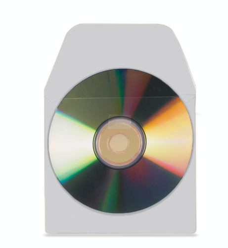 3L Office Products Pochette transparente pour CD/DVD, transparent  L