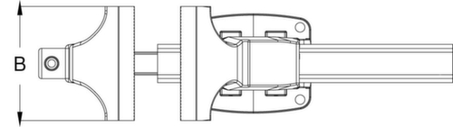 KS Tools Étau parallèle avec plateau rotatif  L