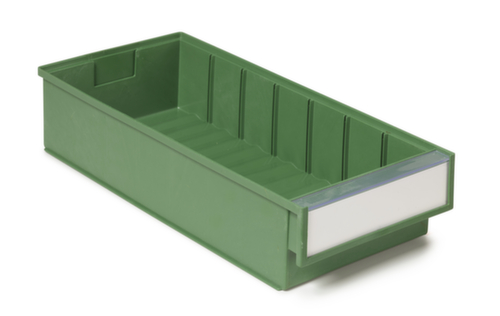 Treston Bac à bec pour rayonnage écologique BiOX, vert, HxLxl 82x400x186 mm  L