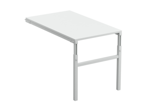 Treston Élément de montage pour table de montage, largeur x profondeur 1200 x 700 mm, plaque gris clair