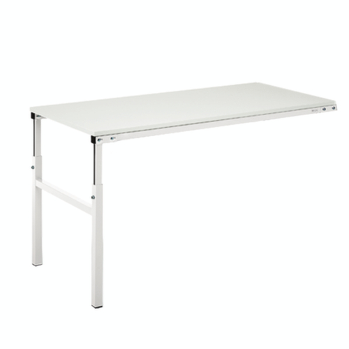 Treston Table de rallonge, largeur x profondeur 1500 x 900 mm, plaque gris clair  L