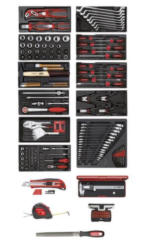 GEDORE R21010002 Jeu d'outils 11x modules CT + divers outils 166 pièces  L