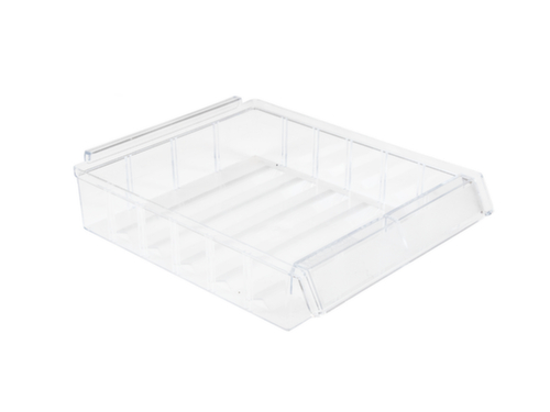 Treston bloc à tiroirs transparents, 12 tiroir(s), gris anthracite/transparent  L