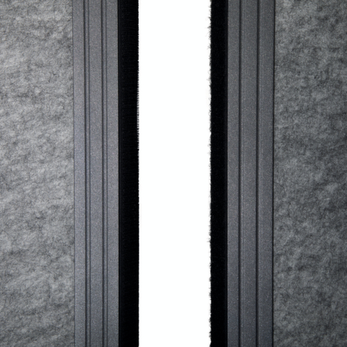 MAUL Tableau à cloison démontable MAULconnecto, hauteur x largeur 1800 x 1000 mm, paroi gris foncé  L