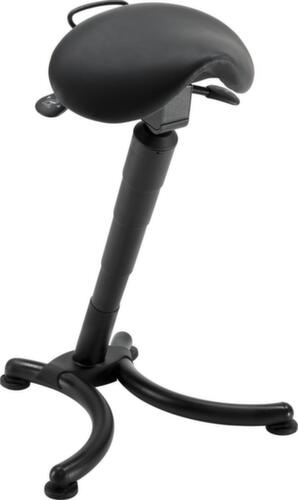 meychair Siège assis-debout Futura Professional AF5, hauteur d’assise 660 - 870 mm, assise noir  L