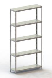 META Rayonnage à boulonner FIX avec charge max. par tablette max. 230 kg