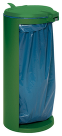 VAR Collecteur de déchets Kompakt Junior, 120 l, RAL6001 vert émeraude