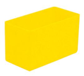 bac de rangement, jaune, longueur x largeur 108 x 54 mm