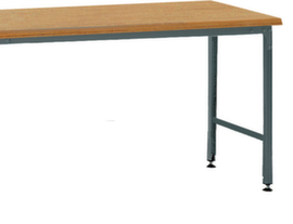 Table d'appoint pour table de montage avec cadre lumineux, largeur x profondeur 2000 x 750 mm, plaque hêtre