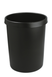 helit Corbeille &agrave; papier pour bureau, 45 l, noir