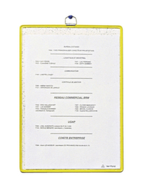tarifold pochette d'affichage  tview, DIN A4, cadre avec œillets métalliques