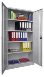 PAVOY Armoire à portes battantes Basis gris clair