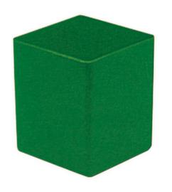 bac de rangement, vert, longueur x largeur 54 x 54 mm