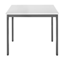Table polyvalente rectangulaire en tube carré