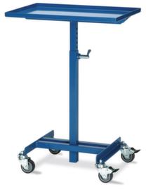 RAPIDLIFT Servante d'atelier hauteur réglable4 roulettes pivotantesRAL5017en différentes exécutions