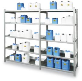 Rack pour produits dangereux pour bidons