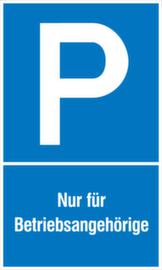 Panneau de parking, panneau d'information