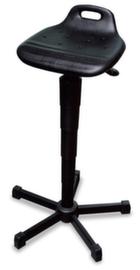 meychair Si&egrave;ge assis-debout Futura Allround, hauteur d&rsquo;assise 610 - 880 mm, pi&egrave;tement noir