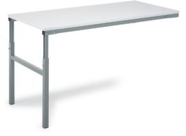 Treston Élément de montage ESD pour table de montage, largeur x profondeur 1200 x 700 mm, plaque gris clair