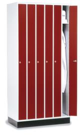 C+P Vestiaire mini-largeur Classic avec 6 compartiments