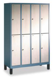 C+P Armoire vestiaire Evolo 5x2 compartiments, largeur de compartiment 300 mm