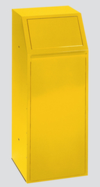 VAR Collecteur de recyclage P 80, 68 l, RAL1023 jaune signalisation, couvercle RAL1023 jaune signalisation