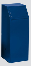 VAR Collecteur de recyclage P 80, 68 l, RAL5010 bleu gentiane, couvercle RAL5010 bleu gentiane