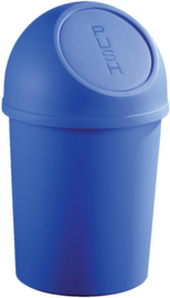 helit Poubelle « Push », 13 l, bleu