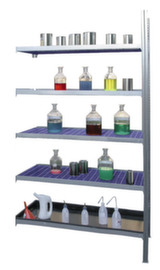 Rack pour produits dangereux pour bidons