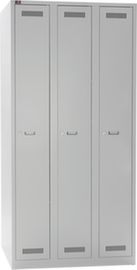 Bisley Armoire vestiaire Light gris clair avec 3 compartiments