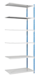 Manorga rayonnages sans vis pour une utilisation des deux côtés, hauteur x largeur x profondeur 2500 x 980 x 400 mm, 6 tablettes