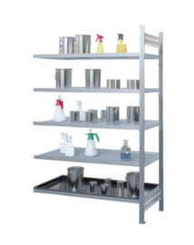 Rack pour produits dangereux pour bidons