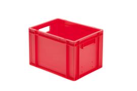 Lakape Bac gerbable norme Europe Favorit parois + fond pleins, rouge, capacité 24 l