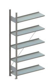 META Rayonnage sans boulons extensible charge max. par tablette 80 kg