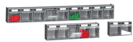Bloc à tiroirs basculants comme système modulaire