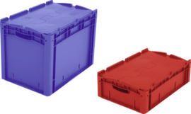 Bac gerbable norme Europe avec couvercle rabattable
