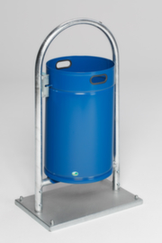 VAR Piètement tubulaire RB 004 pour l'extérieur, 60 l, bleu