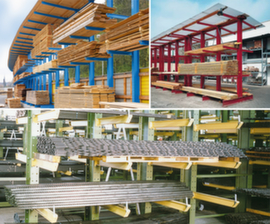 Rayonnage cantilever composants type 1