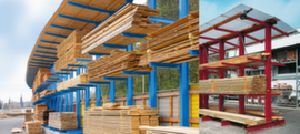 Rayonnage cantilever composants type 3
