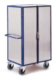 Rollcart Chariot-armoire avec parois en aluminium