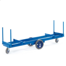 Rollcart Chariot pour charges longues, force 2000 kg, plateau longueur x largeur 2000 x 600 mm