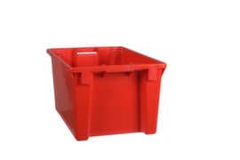 Bac gerbable emboîtable, rouge, capacité 50 l