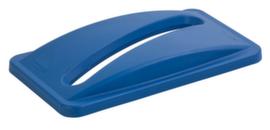 Rubbermaid capuchon de palier pour le papier Slim Jim® pour collecteur de recyclage, bleu