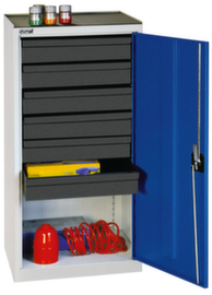 stumpf armoire à outils basse Serie 3000 avec étagères coulissantes + tiroirs, largeur 500 mm
