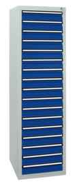 stumpf Armoire à tiroirs ST 410, 17 tiroir(s), RAL7035 gris clair/RAL5010 bleu gentiane