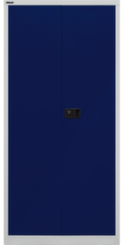 Bisley Armoire de classement, 5 hauteurs des classeurs, gris clair/bleu Oxford